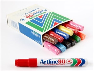 Artline Marker 90 5.0 assortierte Farben